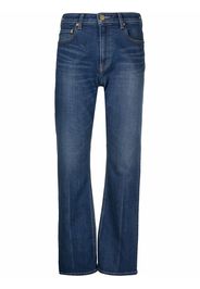 Tu es mon Tresor high-waisted flared jeans - Blu