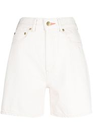 Tu es mon Tresor Shorts denim a vita alta The Coral - Bianco