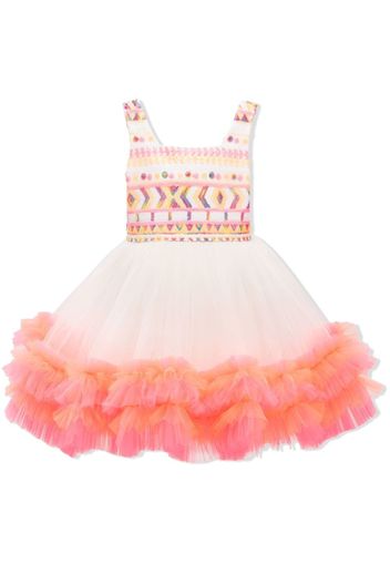 Tulleen Beatty tulle dress - Bianco