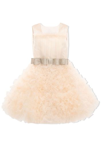 Tulleen Azalea ruffled tulle dress - Toni neutri