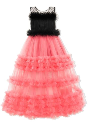 Tulleen Abito Stacia in tulle - Nero