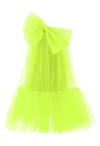 Tulleen Maggi oversize-bow tulle dress - Verde