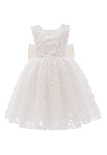 Tulleen Kreisler embellished sleeveless dress - Bianco