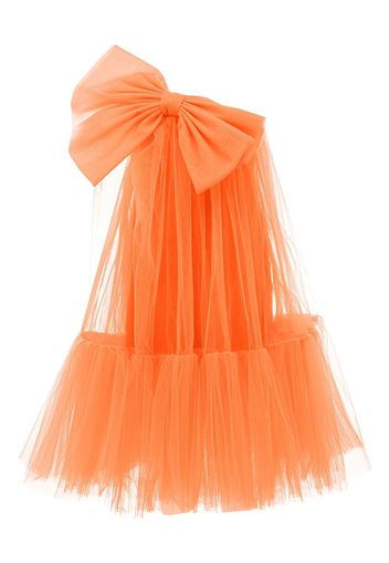 Tulleen Maggi oversize-bow tulle dress - Arancione