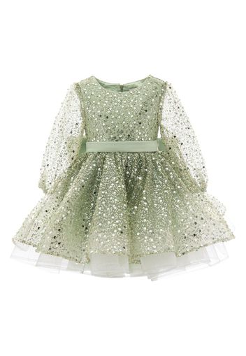 Tulleen Pradera bow-detailing dress - Verde