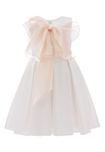 Tulleen Shasta bow-detailing dress - Bianco