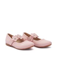 Tulleen floral-strap ballerina shoes - Rosa