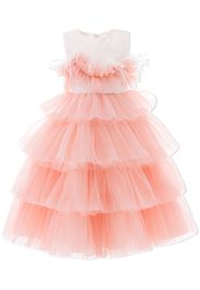 Tulleen Madera tiered dress - Rosa