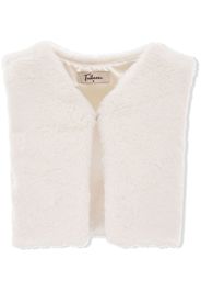 Tulleen faux fur vest - Bianco