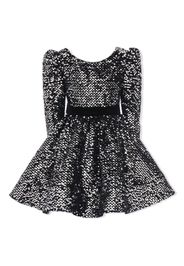 Tulleen Merribrook bow sequin-embellished dress - Nero