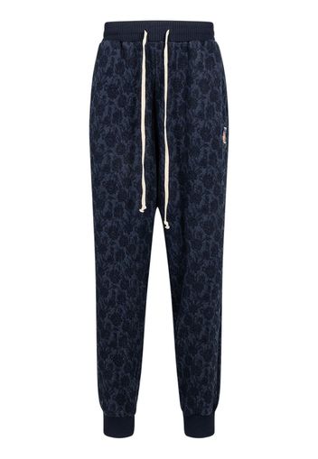 Twenty Montreal floral 3D bilster-knit track pants - Nero