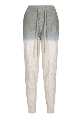 Twenty Montreal Crossover Netting gradient track pants - Grigio