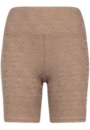 Twenty Montreal swirl 3D biker shorts - Marrone