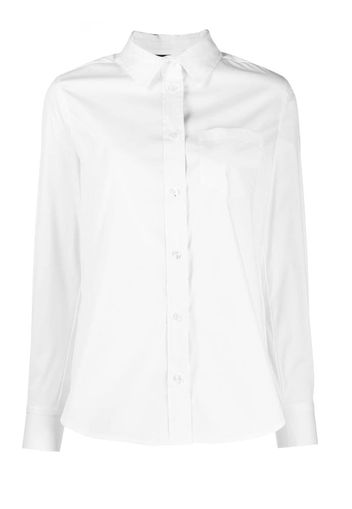 long-sleeve fitted shirt