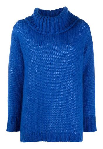 oversized roll neck jumper