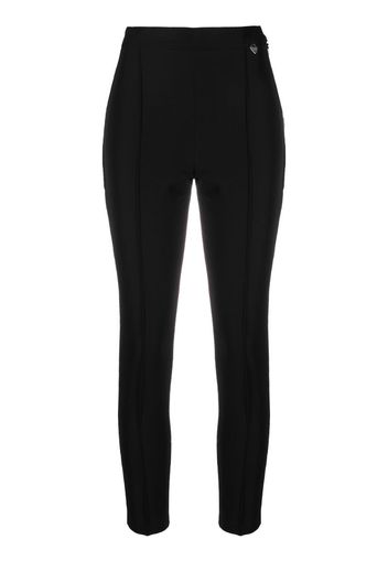 high-waist cropped trousers