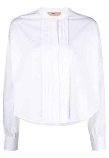 Twin-Set pleated front shirt - Bianco