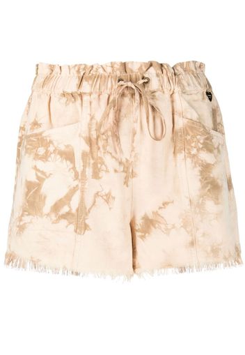 Twin-Set tie dye drawstring shorts - Toni neutri