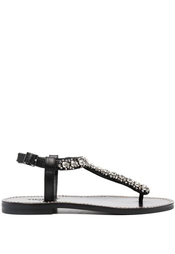 Twin-Set crystal-embellished sandals - Nero