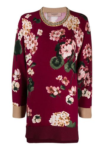 Maglione a fiori