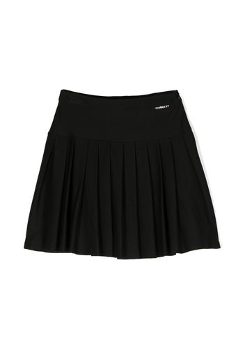 TWINSET Kids pleated stretch miniskirt - Nero