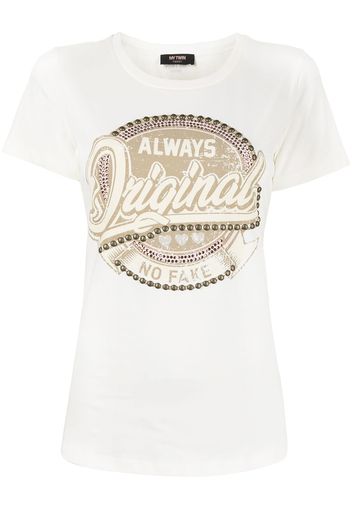 TWINSET T-shirt con stampa - Toni neutri