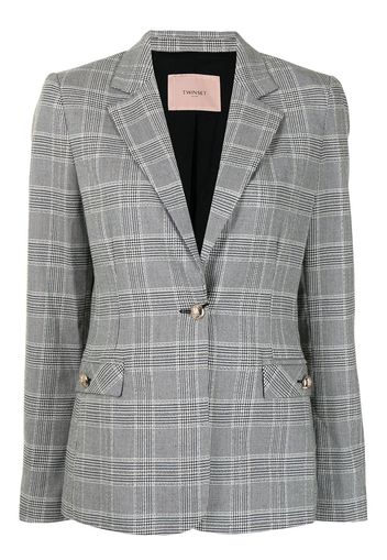 TWINSET Blazer a quadri - Grigio