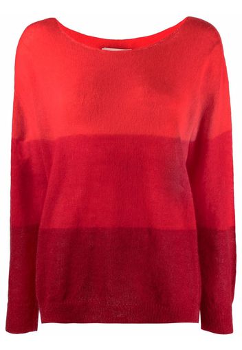 TWINSET block-stripe jumper - Rosso