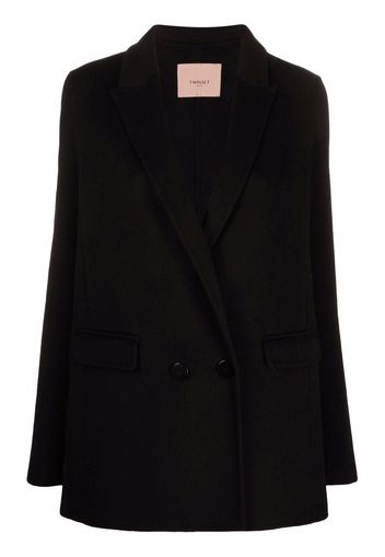 TWINSET double-breasted tailored blazer - Nero