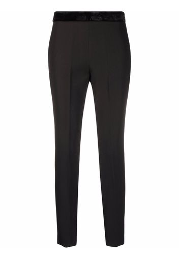 TWINSET slim-cut tailored trousers - Nero