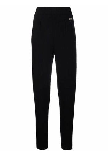 TWINSET high-waisted trousers - Nero