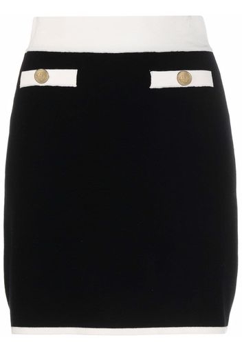 TWINSET asymmetric skirt - Nero