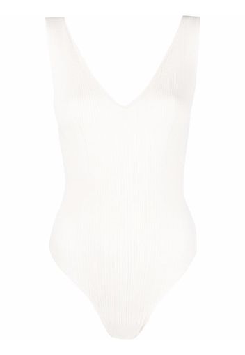 TWINSET V-neck knit Body - Bianco