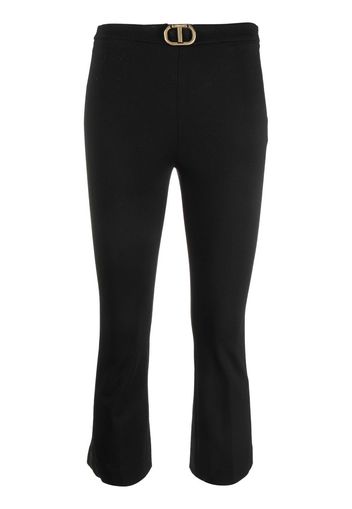 TWINSET cropped tailored trousers - Nero