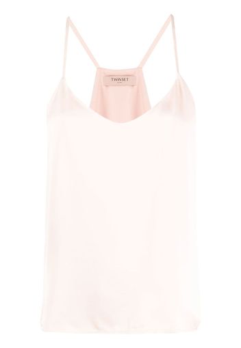 TWINSET racerback vest - Rosa