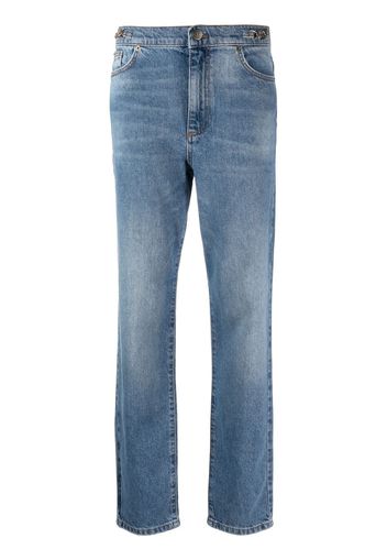 TWINSET stonewashed straight-leg jeans - Blu