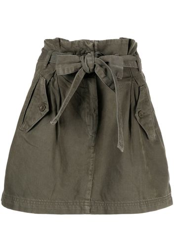 TWINSET belted mini skirt - Verde