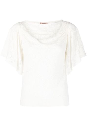 TWINSET Oval T knitted top - Toni neutri