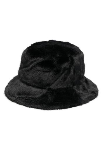 TWINSET textured-finish bucket hat - Nero