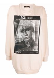 TWINSET photograph print sweatshirt - Toni neutri