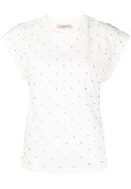 TWINSET T-shirt con ricamo - Bianco