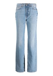 TWINSET high-rise straight-leg jeans - Blu