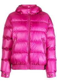 TWINSET duck-feather hooded puffer jacket - Rosa