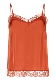 TWINSET lace-detail vest top - Arancione