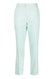 TWINSET cropped straight-leg trousers - Verde