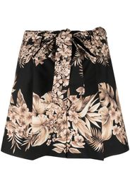 TWINSET floral-print detail shorts - Nero