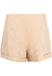 TWINSET broderie-anglaise mini shorts - Toni neutri