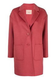 TWINSET single-breasted wool-blend coat - Rosa