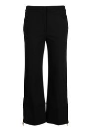 TWINSET cropped flared trousers - Nero