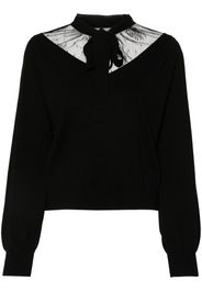 TWINSET lace sweater - Nero